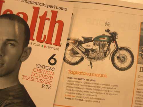 Royal Enfield - Men shealth Settembre 2008