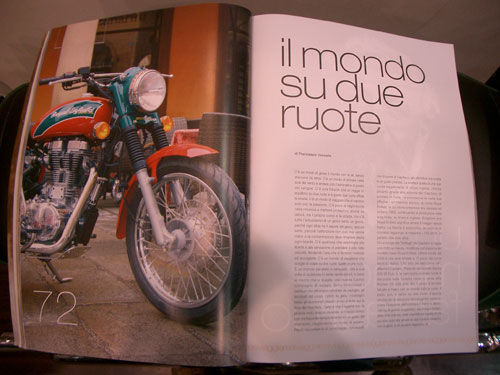 Royal Enfield - LIVING luglio 2009