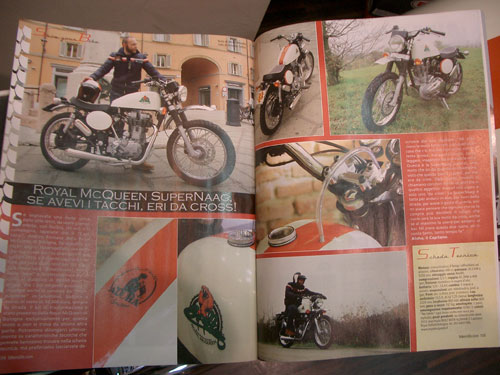 Royal Enfield - Bikers Life Marzo 2010